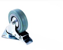 تصویر چرخ صنعتی ترمزدار گردان ۷۵ میلی‌متر نایس 