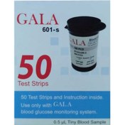 تصویر نوار تست قندخون گالا 