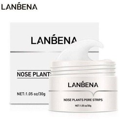 تصویر ماسک بینی لانبنا 60 عددی Lanbena Nose Plant Pore Strips 30gr