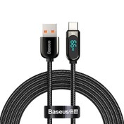 تصویر کابل بیسوس USB Type-C مدل CASX020001 طول 1 متر Baseus CASX020001 1m Type-C 66W Cable