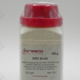 تصویر MRS Broth - Lactobacillus MRS broth Ibresco 