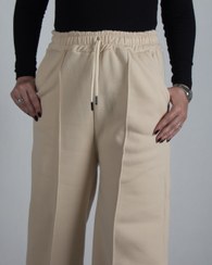 تصویر شلوار بگ زنانه داخل کرکی سایز مدیوم رنگ مشکی 