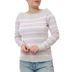 تصویر بلوز راه راه طوسی صورتی زنانه S.OLIVER 