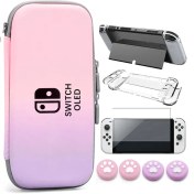 تصویر vgbus7 in1 accessory case-for nintendo switch oled pinkpurple 