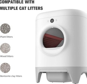 تصویر توالت هوشمند گربه برند: PETKIT کد X100 Smart cat toilet Brand: PETKIT code X100