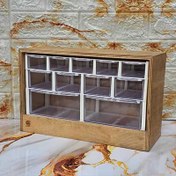 تصویر جا ادویه ۱۱ کشویی چوبی 