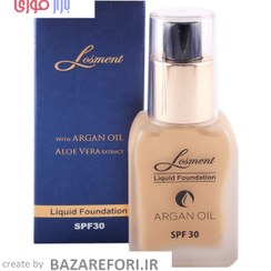 تصویر کرم پودر لوسمنت SPF30 حاوی روغن آرگان و آلوئه ورا شماره L205 حجم 36 میلی لیتر Losment Cream Foundation with Argan Oil and Aloe Vera SPF30 L205