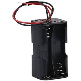 تصویر جا باتری قلمی چهارتایی سیم دار ۱.۵ ولت 