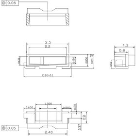 تصویر SMD LED سفید مدل بک لایتی کد MSL-538SW(پک 2عددی ) 