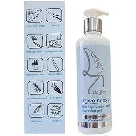 تصویر ژل آبرسان لتفور مدل هیدروبوست حجم ۴۵۰ میلی لیتر 