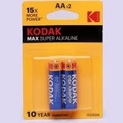 تصویر باطری آلکالاین 2قلم مکس سوپرKODAK 