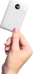 تصویر مینی پاور بانک، شارژر کوچک قابل حمل فوق فشرده VEEKTOMX 10000 میلی‌آمپر ساعتی با PD 3.0، QC، بسته باتری تلفن شارژ سریع 20 واتی، باتری خارجی سه‌خروجی برای آیفون و دستگاه‌های هوشمند (سفید جدید) - ارسال 20 روز کاری ا Mini Power Bank, VEEKTOMX 10000mAh Ultra-Compact Small Portable Charger with PD 3.0, QC, 20W Fast Charge Phone Battery Pack, Tri-Output External Battery for iPhone and Smart Devices (White new) Mini Power Bank, VEEKTOMX 10000mAh Ultra-Compact Small Portable Charger with PD 3.0, QC, 20W Fast Charge Phone Battery Pack, Tri-Output External Battery for iPhone and Smart Devices (White new)