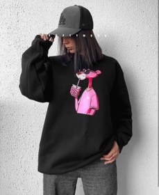 تصویر دورس پلنگ صورتی دخترانه سایز فری Girls' pink leopard dress, free size