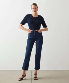 تصویر شلوار جین زنانه آبی برند ipekyol IW6210018027AC7 High Rise Straight Fit Jean Pantolon