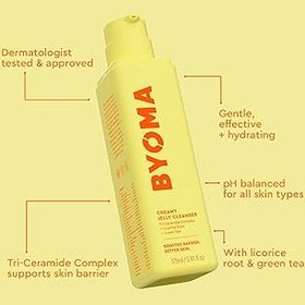 تصویر کلینزر ژلکرمی بایوما -byoma creamy jelly cleanser 