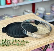 تصویر تابه گریل دو طرفه دیگ شف سایز ۲۸ dig chef 