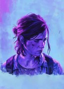 تصویر پوستر متال بازی The Last Of Us طرح شخصیت Ellie کد N214 