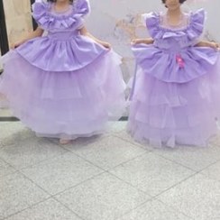 تصویر لباس تور عروس کوچک 