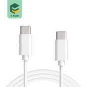 تصویر کابل شارژر آیفون IPHONE 15 Type-C به Type-C 