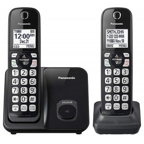 تصویر تلفن بیسیم دو گوشی پاناسونیک مدل Panasonic KX-TGD512 ا Expandable Cordless Phone with Call Block - 2 Handsets - KX-TGD512B Expandable Cordless Phone with Call Block - 2 Handsets - KX-TGD512B