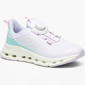 تصویر کفش پیاده‌روی رنگی دخترانه با بند چسبی برند kappa Girls' Colourblock Walking Shoes with Hook and Loop Closure