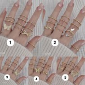 تصویر پک انگشتر اقتصادی _طلایی 