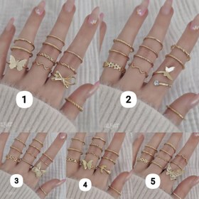 تصویر پک انگشتر اقتصادی _طلایی 