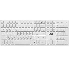 تصویر کیبورد و موس بی سیم ام اس آی مدل RF1430 MSI RF1430 Wireless Black Keyboard and Mouse