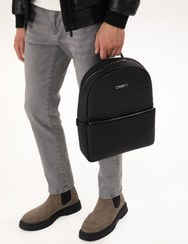 تصویر کوله پشتی مردانه مشکی پیرکاردین 