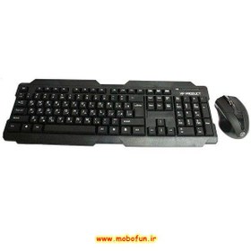 تصویر کیبورد و موس بی سیم ایکس پی XP-W4400B (XP W4400 Wireless Keyboard and Mouse)