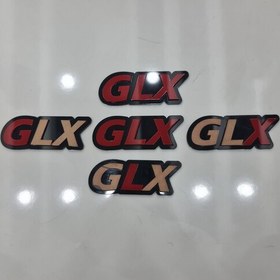 تصویر آرم قرمز پلکسی خودرو زرح GLX 