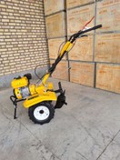 تصویر تیلر بنزینی آلپس ۷ اسب به همراه نهر کن 