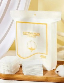 تصویر پد تونر 222 عددی آرایش پاک کن کتان دوطرفه 222 double-sided cotton toner and make-up remover pads