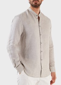 تصویر پیراهن آستین بلند تک رنگ مردانه Emporio Armani | D41SMG D10F9 600 
