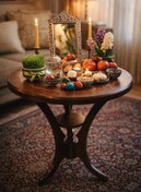 تصویر میز خاطره گلدانی معرق 70 AAJ-TAG : KAR