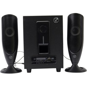 تصویر اسپیکر سه تیکه دسکتاپی ایکس پی مدل XP_AC126C XP XP_AC126C three-piece desktop speaker