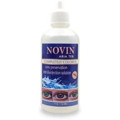 تصویر مایع لنز نوین آریا طب 120 میلی لیتر Novin Aria Teb Lens Preservation And Disinfection Solution 120 ml