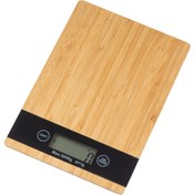 تصویر ترازو آشپزخانه هدیه مدل چوب بامبو 