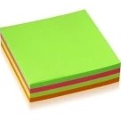 تصویر کاغذ یادداشت 7x7 چسب دار 400 برگ sticky notes 7_7