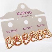 تصویر گوشواره ژوپینگ رنگ ثابت طرح ۱۰۴۹ 