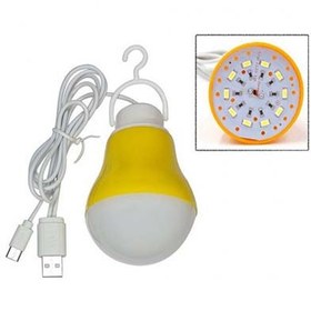 تصویر چراغ led موبایل و usb سفری 