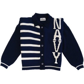 تصویر ژاکت بافت NAVY 