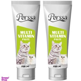 تصویر خمیر مولتی ویتامین گربه پرسا مدل Multi Paste وزن 100 گرم بسته 2 عددی 