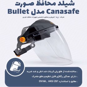 تصویر شیلد محافظ صورت Canasafe مدل Bullet Window 
