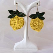 تصویر گوشواره لیمویی 