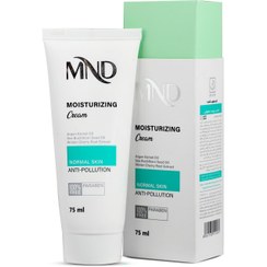 تصویر کرم مرطوب کننده ام ان دی پوست معمولی 75 میل MND Moisturizing Cream for Normal Skin 75ml