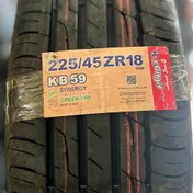 تصویر لاستیک کویر تایر KB59 سایز ۲۲۵/۴۵/۱۸ رادیال 
