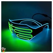 تصویر عینک پارتی با نور آرجی‌بی مدل 9563 