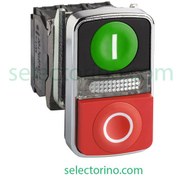 تصویر شاسی دوبل چراغدار اشنایدر مدل XB4BW73731M5 