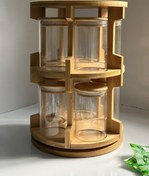 تصویر جا ادویه گرد چرخشی 